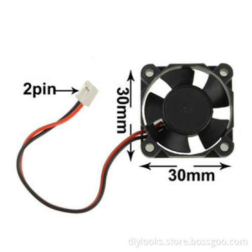 2-pin VGA Card Cooling Fan with 30mm Screw Distance, OEM Orders Welcomed